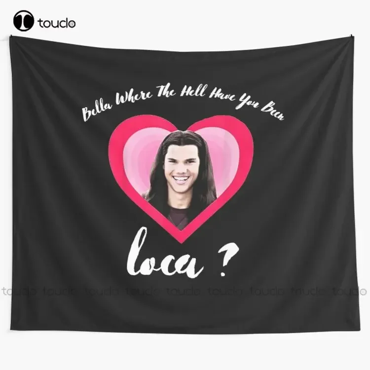 Nueva Bella donde tienes que tarde Loca tapiz Rap tapiz tapiz colgante de pared para sala de estar dormitorio decoración del hogar