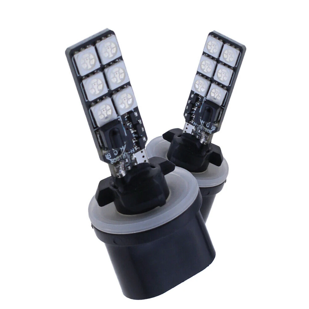 

2Pcs Colourful LED RGB Car Headlight For 880 899 893 Fog Lights Lamp Bulb Car Accessories LED Bulb Auto Fog Light Headlamps