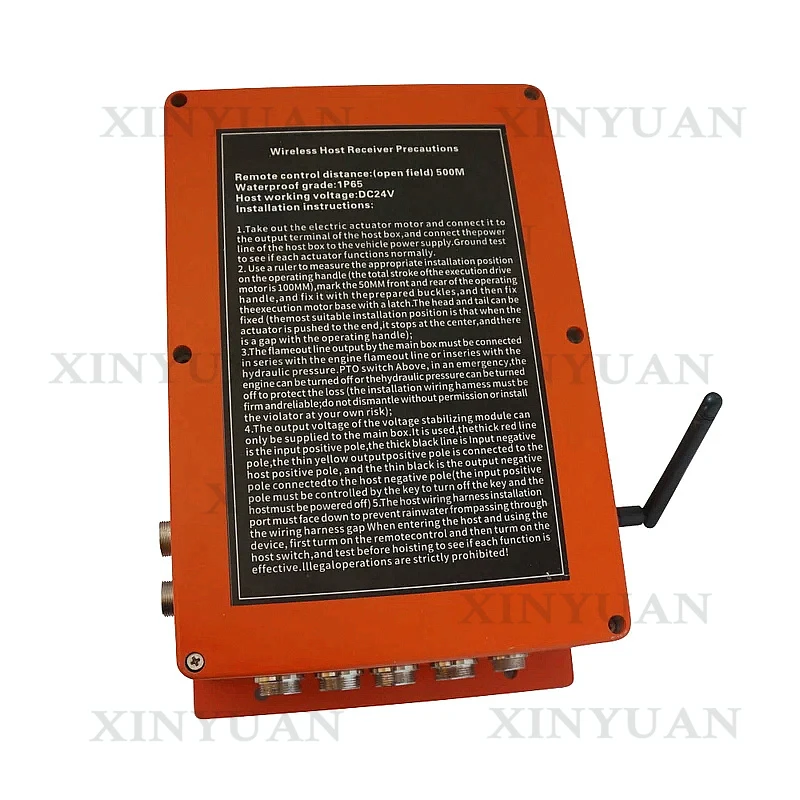 Hydraulic Valve, 4 Joystick Mechanical Structure with Wireless Remote Control for Crane Truck