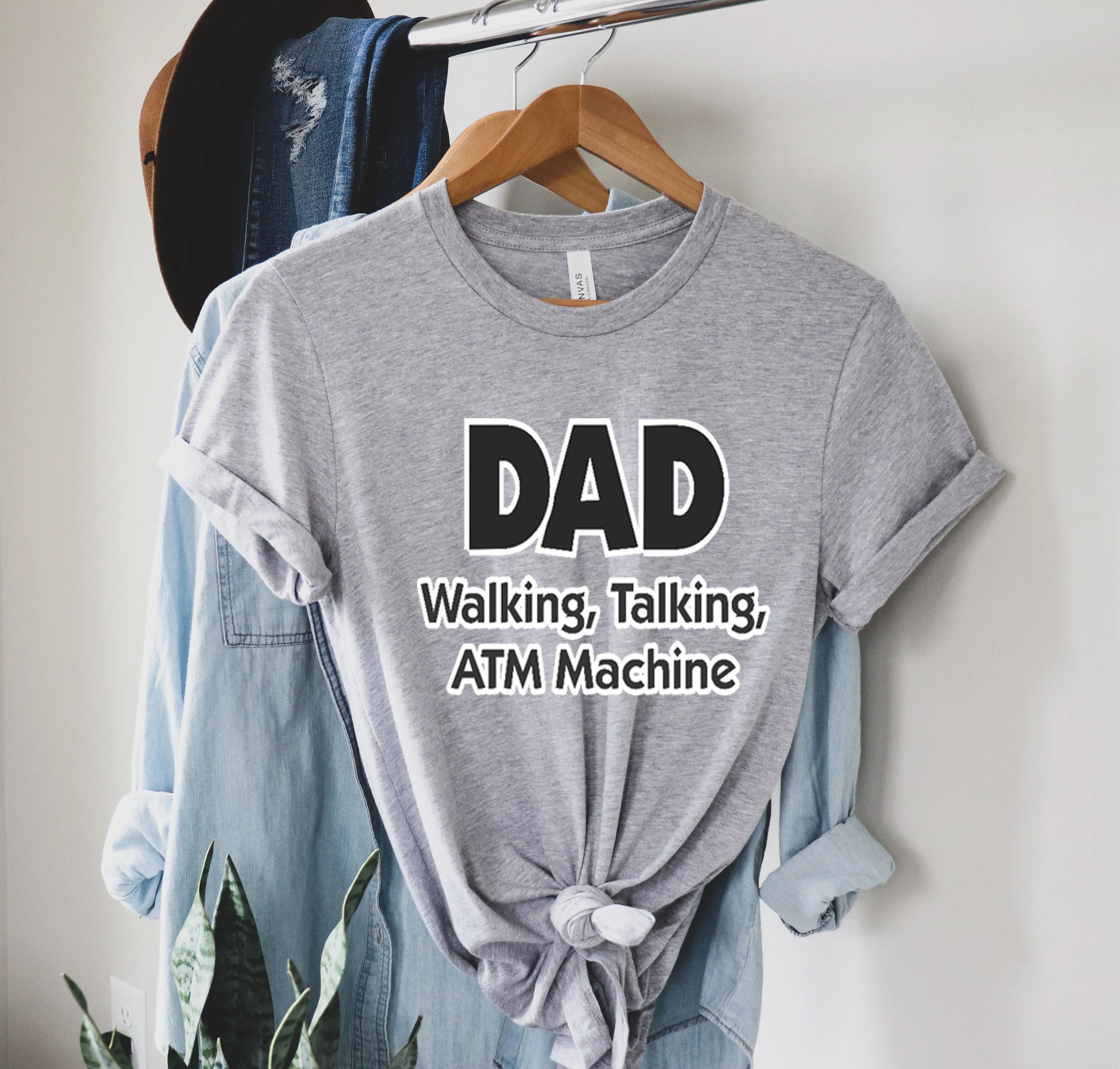 Dad Walking Talking Atm Machine Shirt Best Ever T Funny Fathers Husband