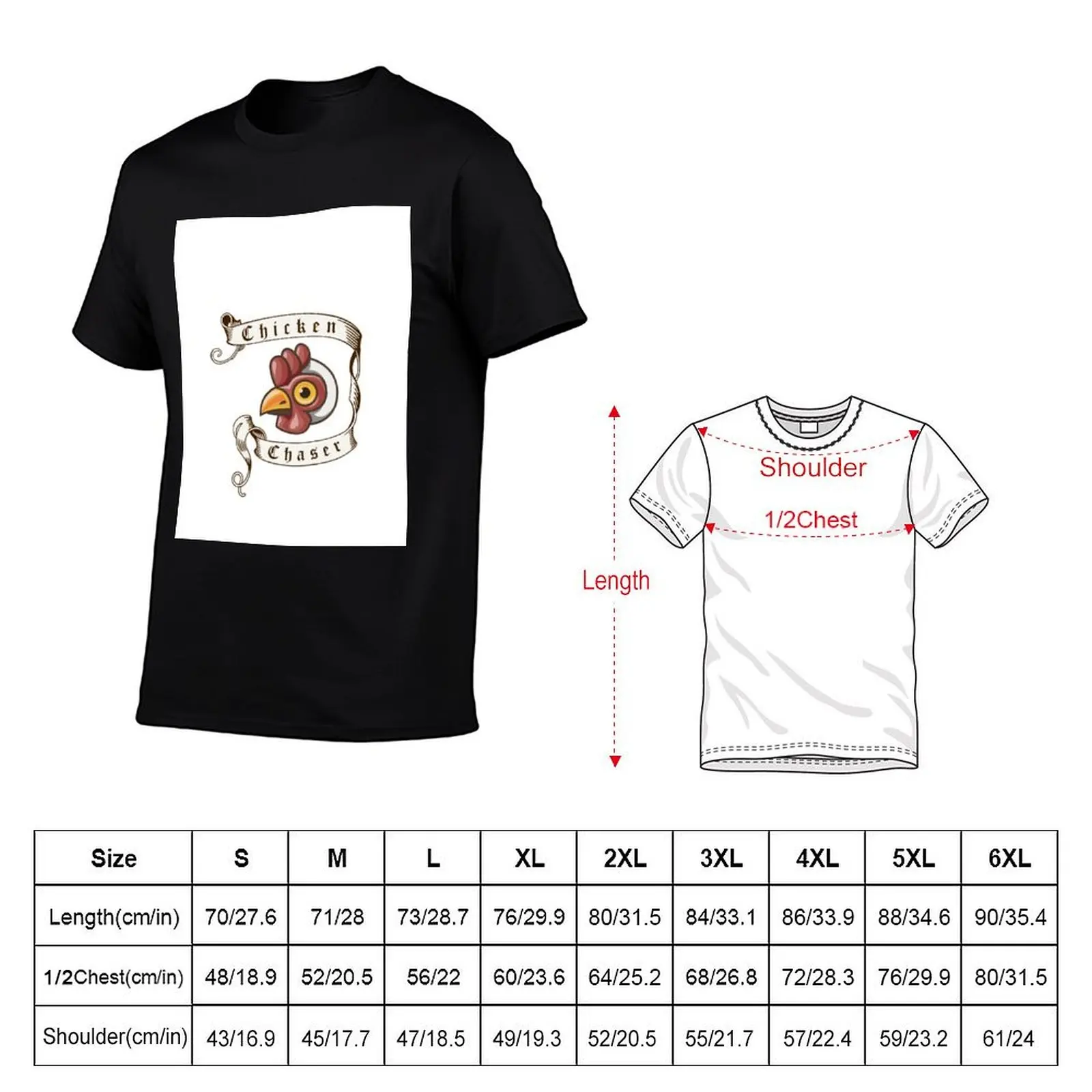 Fable - Chicken Chaser T-Shirt Big and Tall Casual T-Shirt