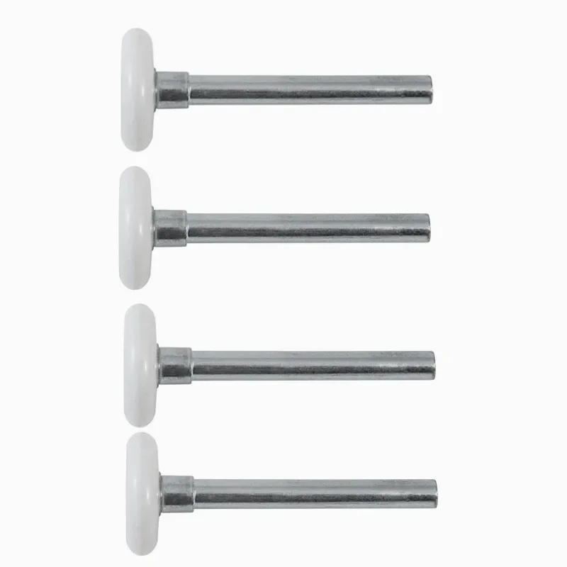 4pcs Heavy Duty Nylon Garage Door Roller Wheel Ball Sealed Bearing 120mm 2 inch Nylon & Steel Wheels, 10 Ball-Bearings