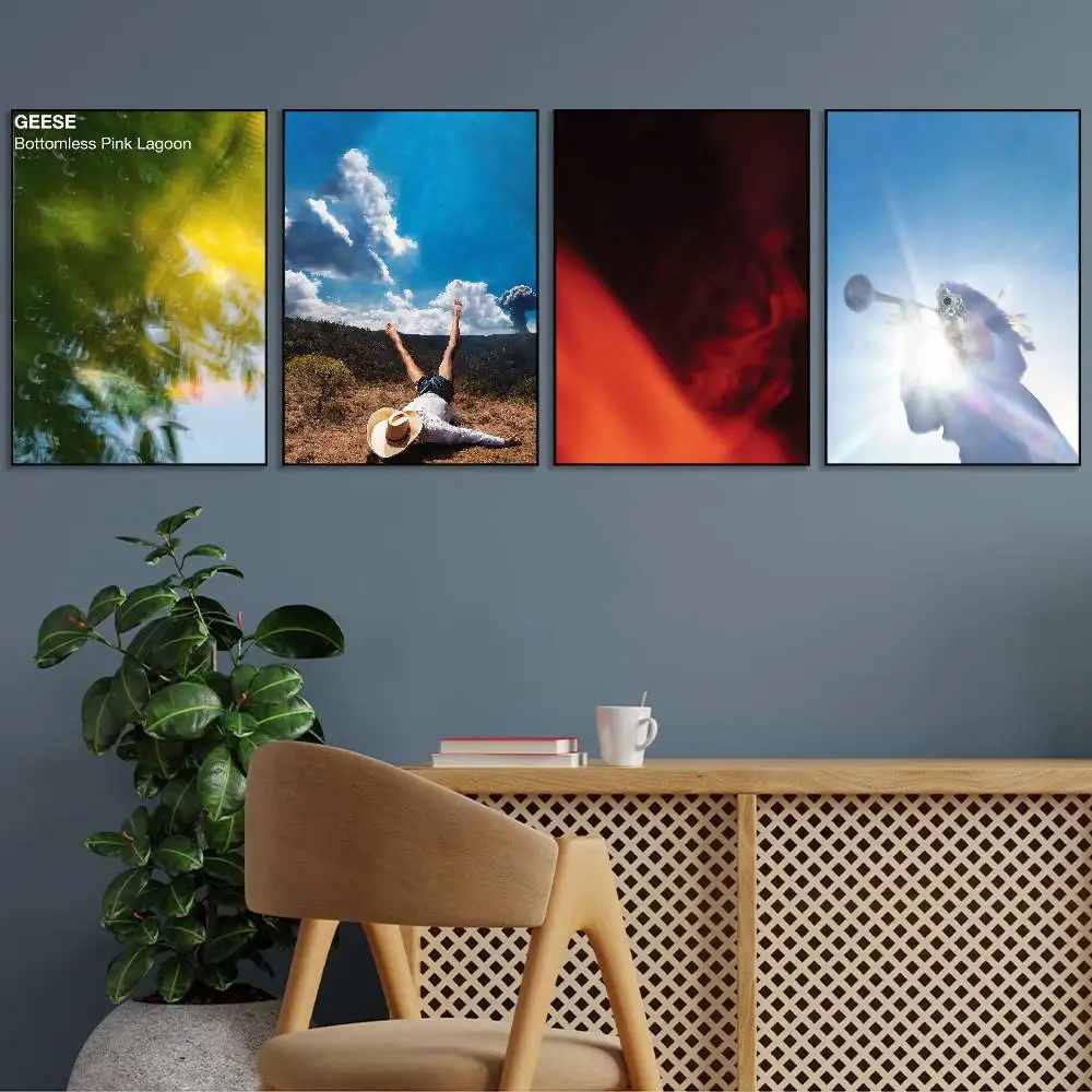 Band Geese Getting Killed Poster Gallery Prints Self Adhesive Home Decor Decoration Wall Decals Living Room Sticker