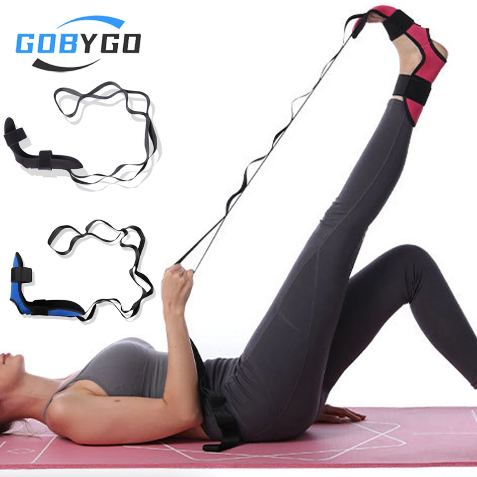 GOBYGO Fitness Stretch Bands Yoga Stretching Assistive Bands Pull-ups Tension Rope Fitness Equipment Hamstring Stretching Bands