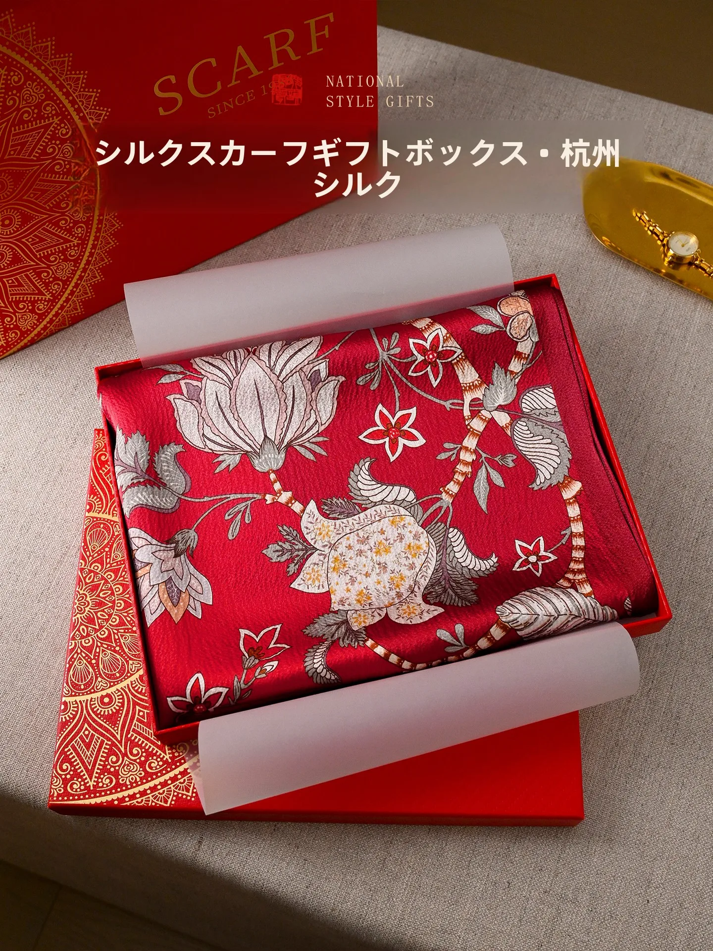 Echarpe-en-soie-rouge-haut-de-gamme-pour-femme-cadeau-de-nouvel-an-pour-maman-foulard-carre-en-soie-premium-a-motif-floral-polyvalent
