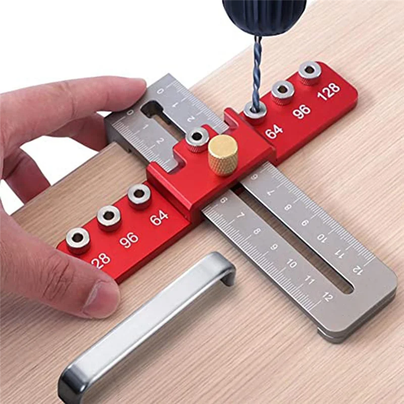 

BAAG-1 Piece Cabinet Hardware Jig Tool Adjustable Drill Template Guide Tool For Installation Of Drawer