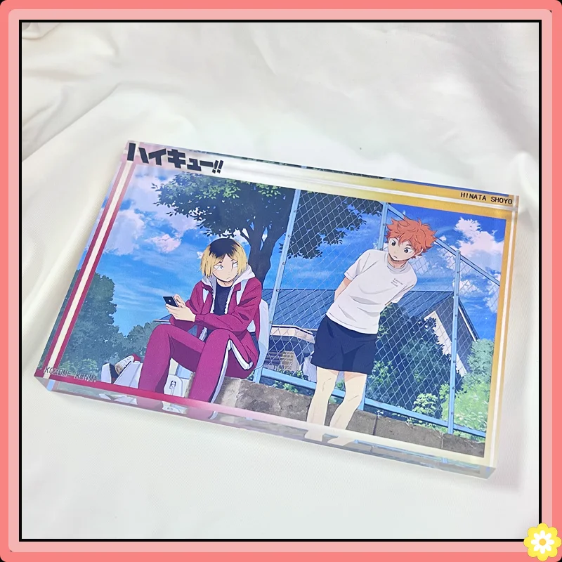 

Haikyuu!! Acrylic Stand Peripheral Products Hinata Shoyo Tobio Kozume Kenma Customized High Transparency Acrylic Bricks