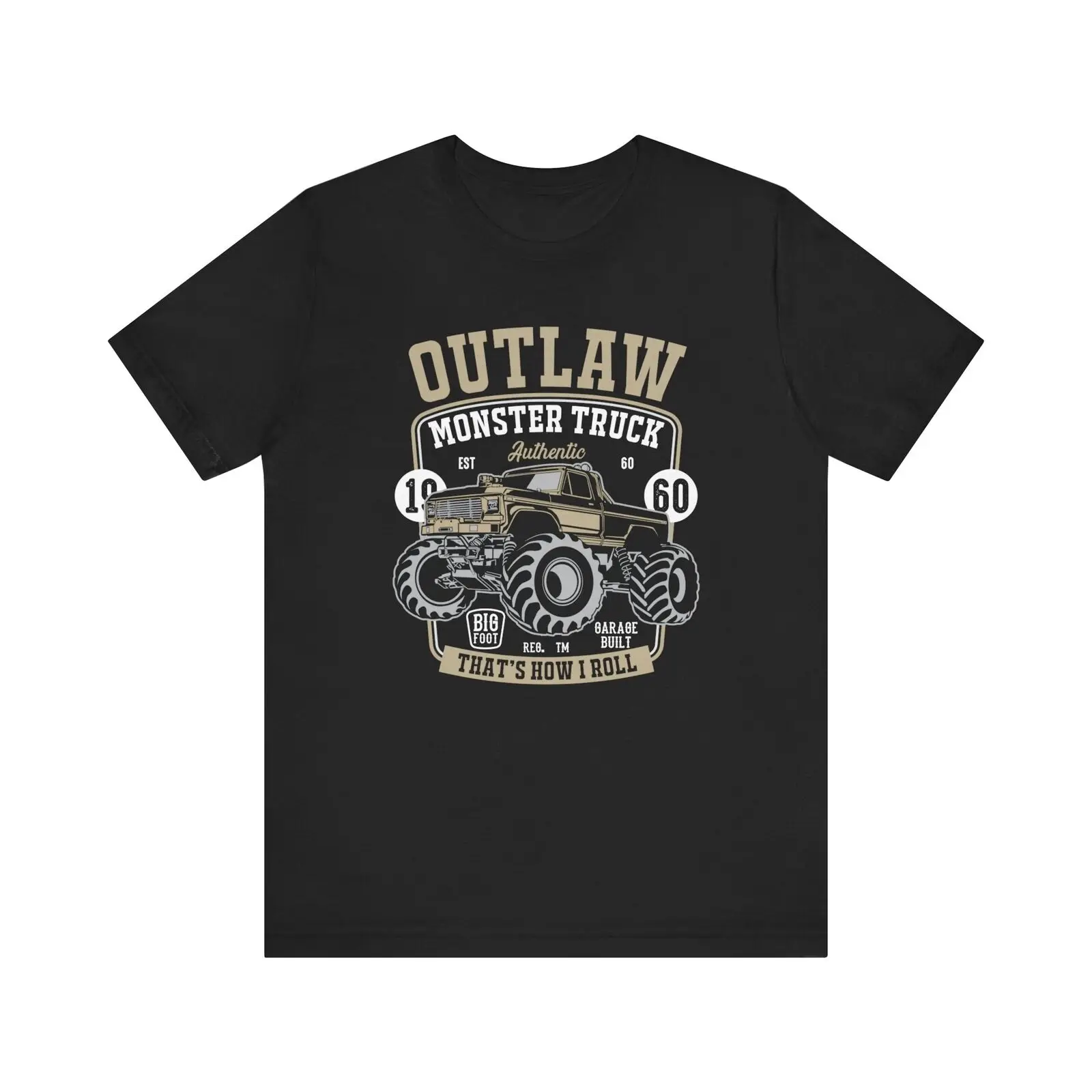 

Outlaw Monster Truck T-Shirt Regular Fit Short Sleeve Tops