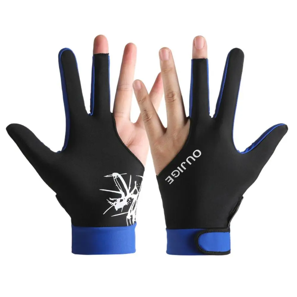 Polyester Fiber Billiards Gloves Breathable Wear-resistant Billiards Accessories Antiskid Mesh Surface Table Tennis Supplies