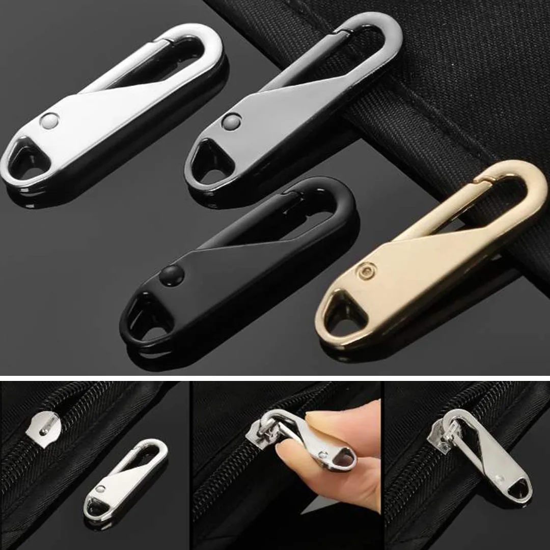 5 teste di cerniera staccabili in lega di zinco ad alta visibilità fai-da-te per cerniere di dimensioni 5+ | Non è necessaria alcuna attrezzi