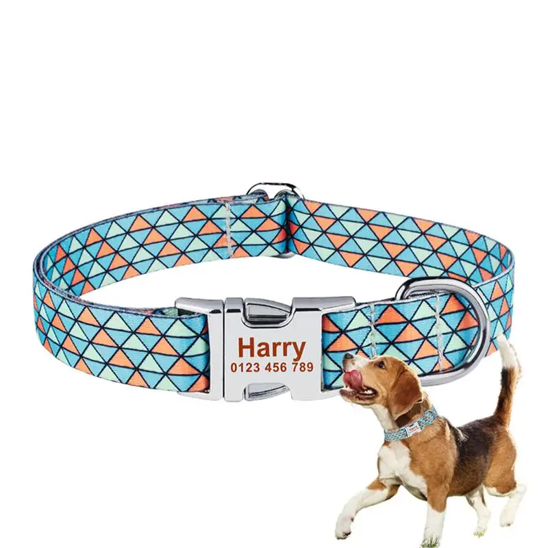 Adjustable Dog Collar Lightweight Direct Polyester Dog Collar Pet Collars For Dogs Small Medium Large Size home pet supplies