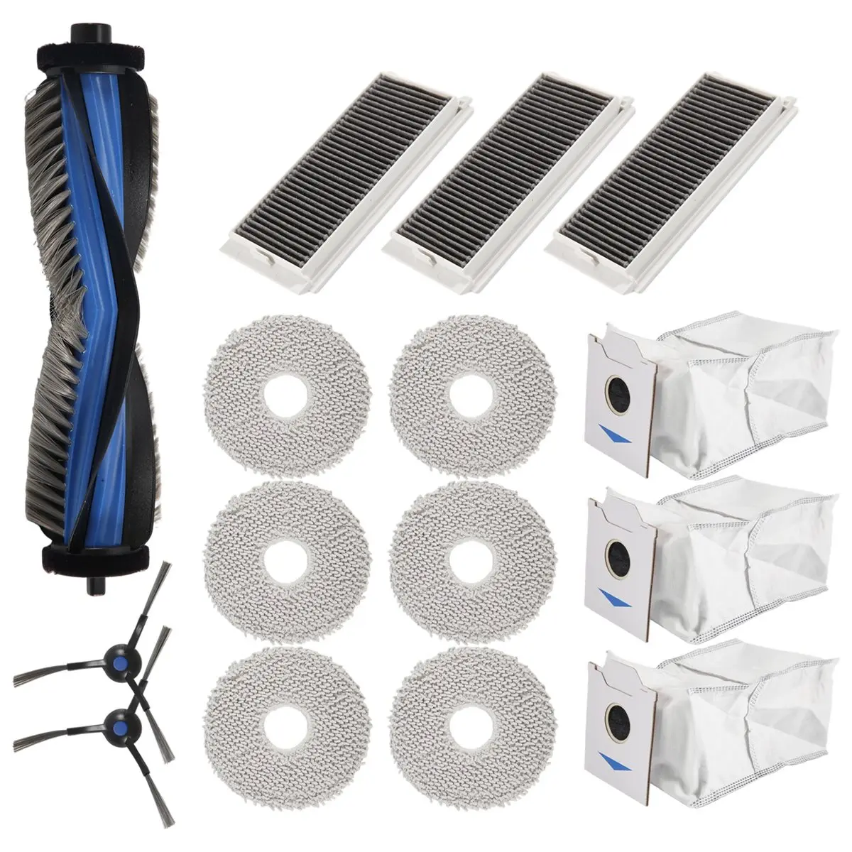 AC66 For Ecovacs Debot N30 Omni/N30 Pro Omni Robot Vacuum Accessories Main Side Brush Hepa Filter Rag Dust Bag Parts view 2