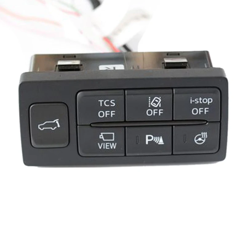 Car Reversing-Radar Switch Rear Trunk Switch Lane Departure Warning Button for Mazda CX3 CX4 CX5 CX8 3 Axela 6 Atenza