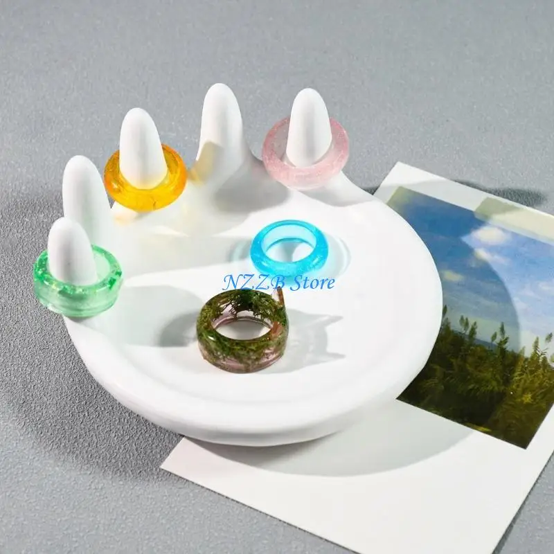 

T21F Assorted Sizes Rings Silicone Mold Jewelry Making Findings Supplies Accessories