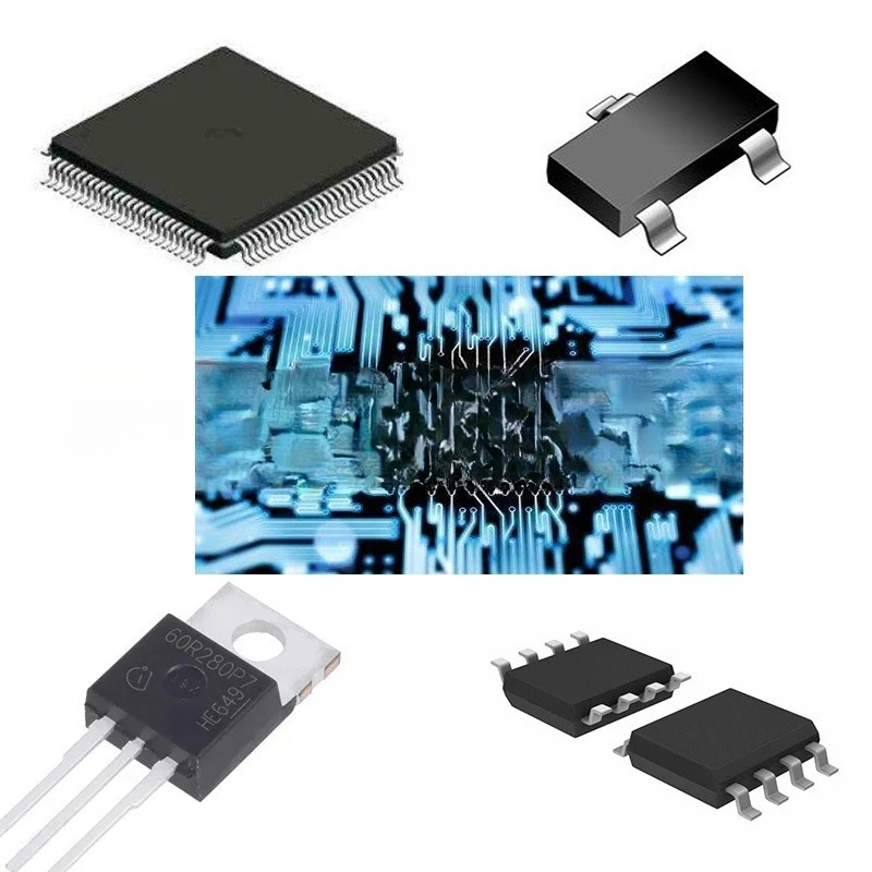 Chip IC sirkuit terpadu, chip sakelar Ethernet komponen elektronik