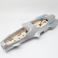 Atomrc grey Dolphin PRO Fixed Wing FPV Full Aircraft Body Tailplane Fuselage Bay Cover Electric Assembly Quick Release Model Kit