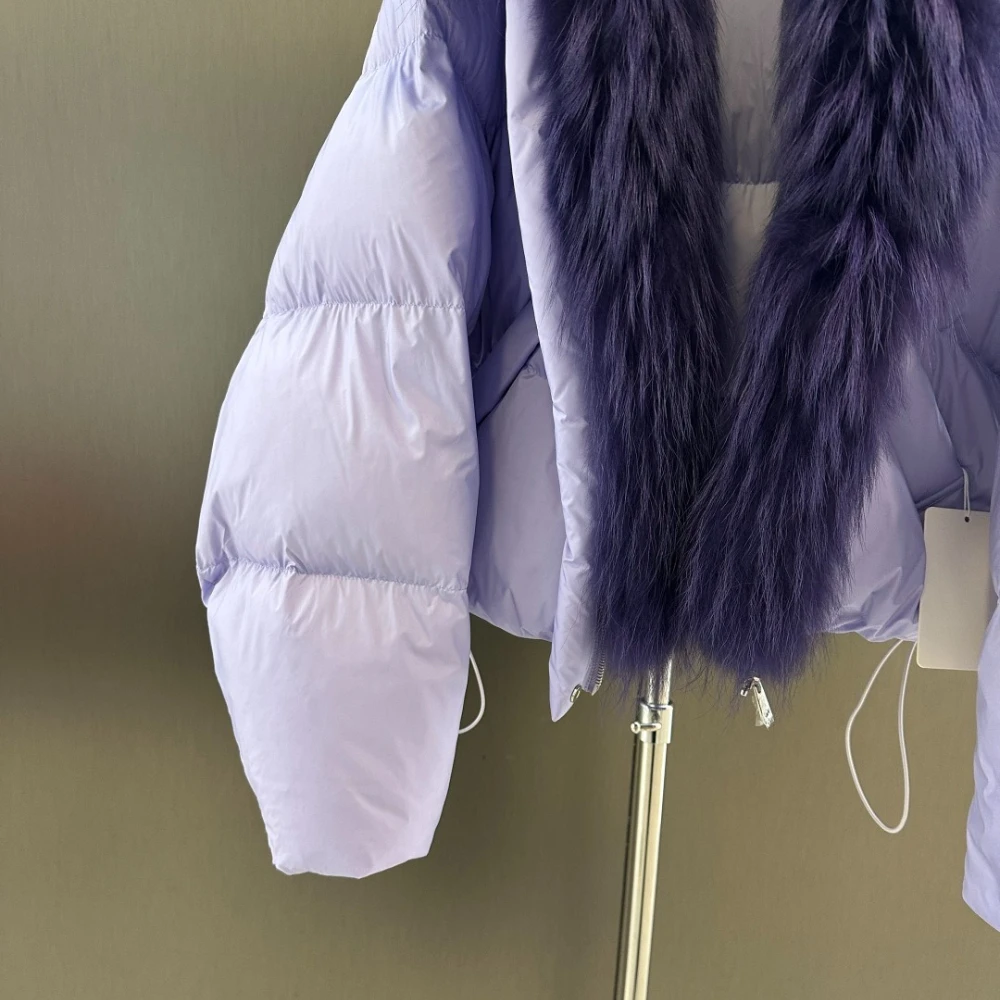 معاطف الشتاء 2025 ملابس خارجية فاخرة ذات علامة تجارية بسيطة معطف أنيق مصمم سميك ودافئ فضفاض بقلنسوة سترات طويلة للنساء #4