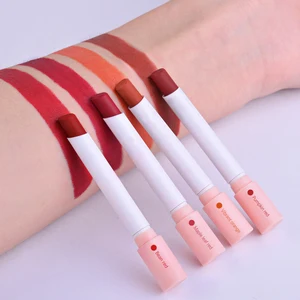 Set von Lipgloss für weibliche Zigarette, Velvety, Matte, wasserdicht, dauerhaft, Nicht -Stick, Zigarettenlippenstift, Make -up, 4 Farben pro Set 12 Hauptverkaufs -Jugend -Make -up - №8