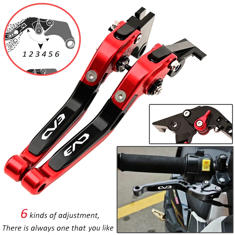 CV3 Accessories Motorcycle Adjustable Motorcycle Short Brake Clutch Levers For KYMCO CV3 550i CV 3 cv3 550CC 2022 2023 2024