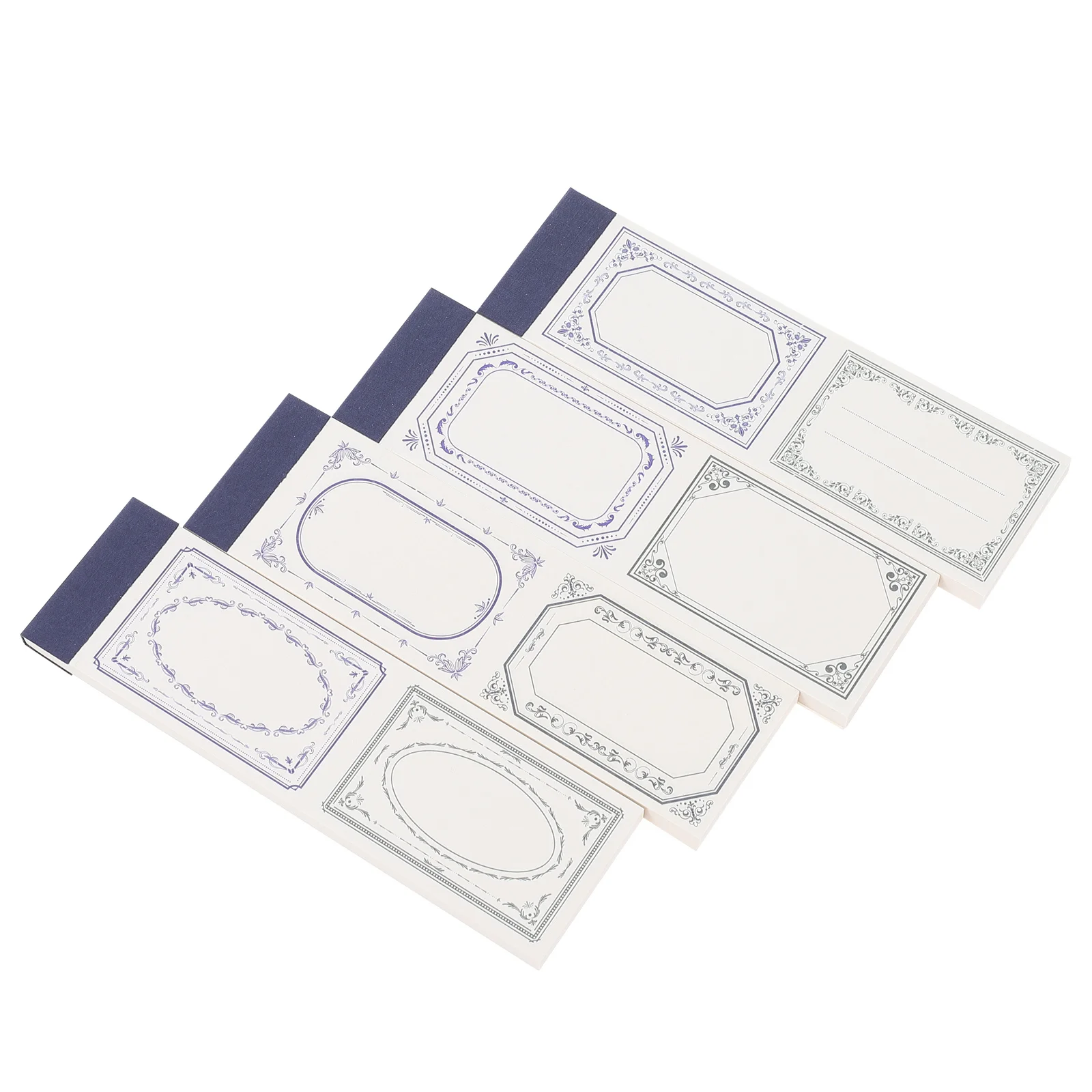 

4 Vintage Scrapbook Paper DIY Decorative Hand Account Paper for Scrapbook Journal Material Journal Material