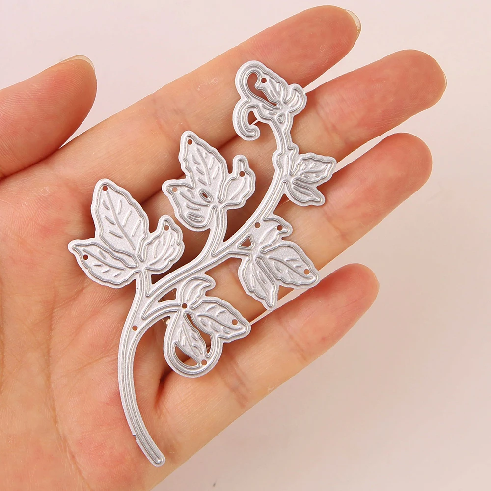 Leaves Metal Cutting Dies Stencil Scrapbooking Photo Album Card Paper Embossing Craft DIY Knife Mould Blade Punch