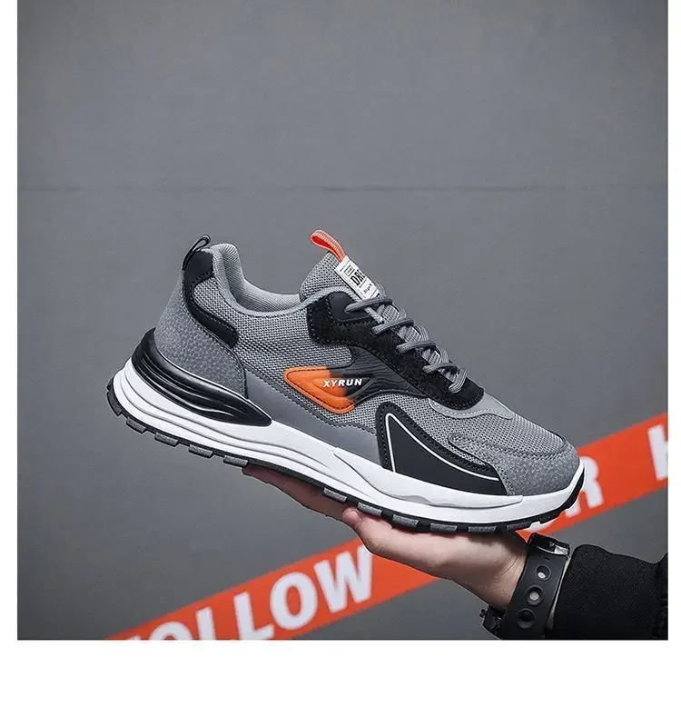 2024  Men's Shoes Fashion Mens Sneakers Autumn New Brand Design Comfortable Soft Soled Men Running Shoes Tenis Masculino