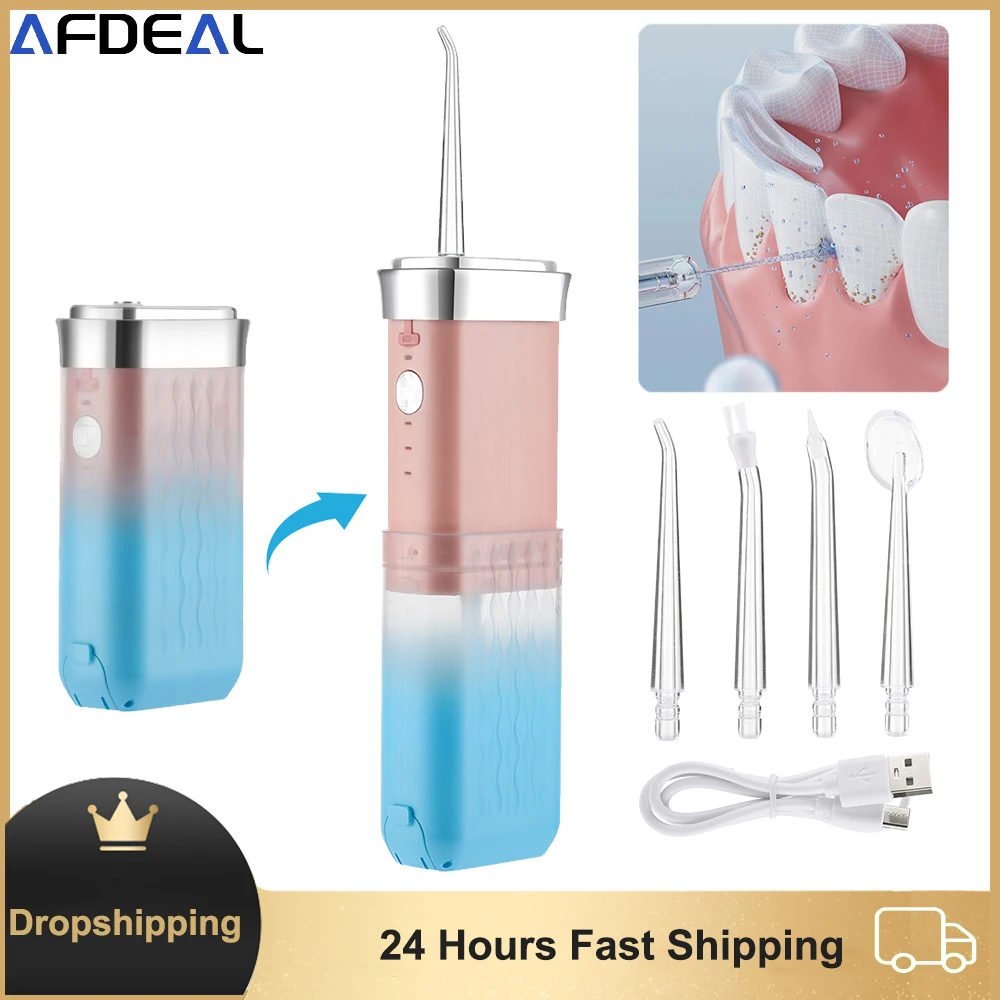 נטענת נייד מחורר אוראלי מי flosser שיניים הלבנת כלי ניקוי מים שיניים סילון שיניים לבחור עבור נסיעות הביתה