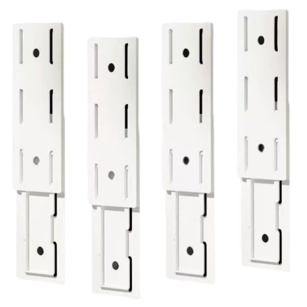 Self-Adhesive Desktop Socket Fixer Drilling Free Wall-Mounted Power Strip Holder Removable Cable Organizer Holder for Kitchen