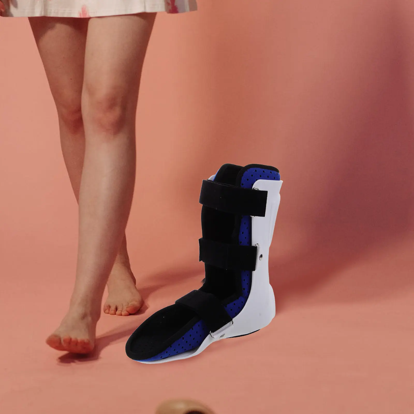 

Adjustable Ankle Brace Foot Support Breathable Protective Wrap for Men Women Walking Boot Foot Sprain Injury Recovery