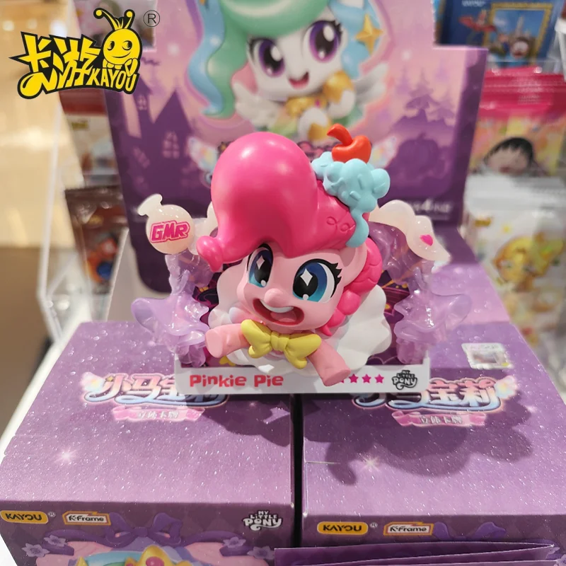 KAYOU My Little Pony Figura de Colección con Marco de Fotos 3D Vol.2, Princesa Luna en Disfraz de Baile, Decoración Versión Q, Caja Sorpresa, Regalos Raros