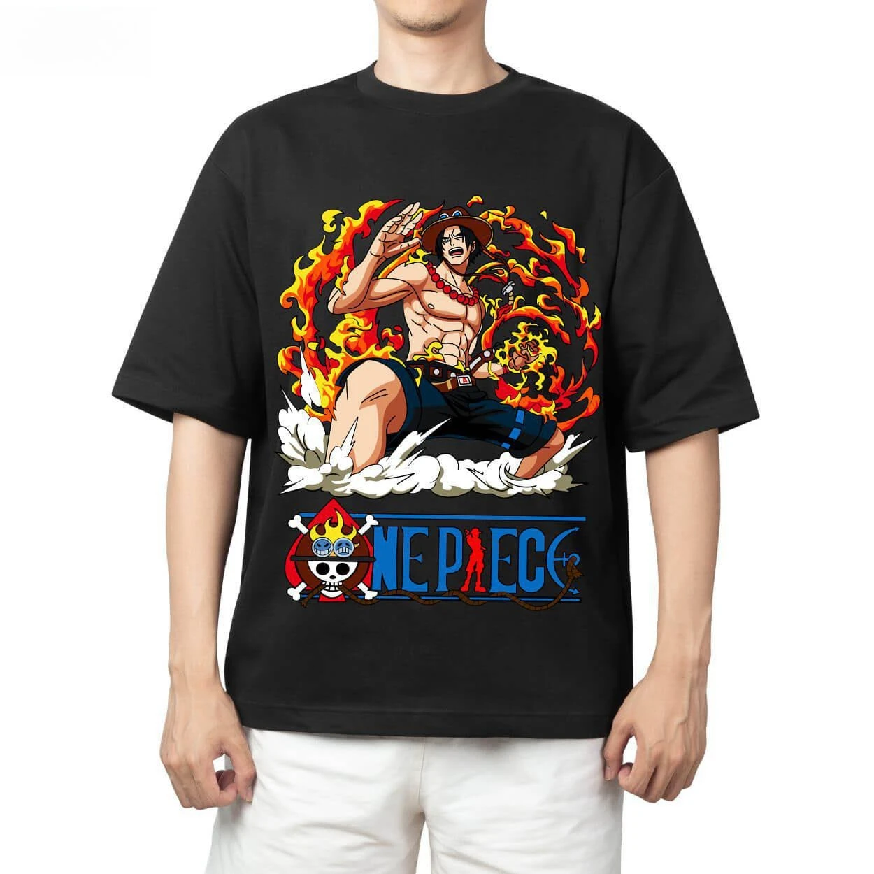 

One Piece, One Piece, Луффи и Зоро, модные повседневные футболки в японском стиле, мужские и женские топы с короткими рукавами Harajuku