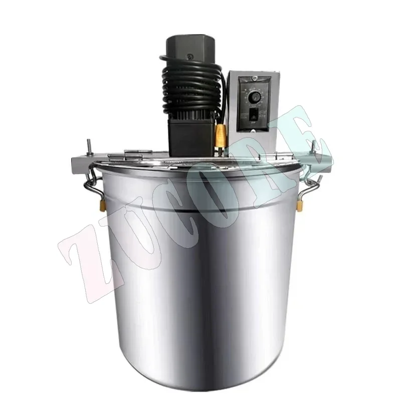 Máquina para freír de Material inferior de olla caliente, máquina agitadora, Wok, salsa hervida, frijol, Chile, salsa frita, máquina para freír