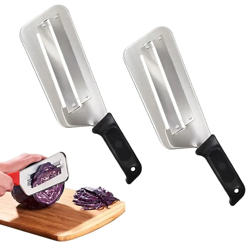 Stainless Steel Crushing Knife Cabbage Slice Kitchen Lettuce Sharp  Steel Blades Easy To Use Clean Durable and Lightweight