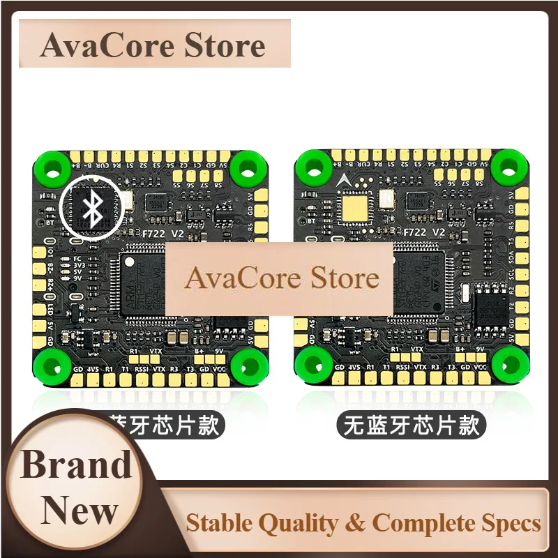 AvaCoreAocoda RC F760 V2 Flight Stack With F722 Controller 60A AM32 ESC For FPV Racing Drone
