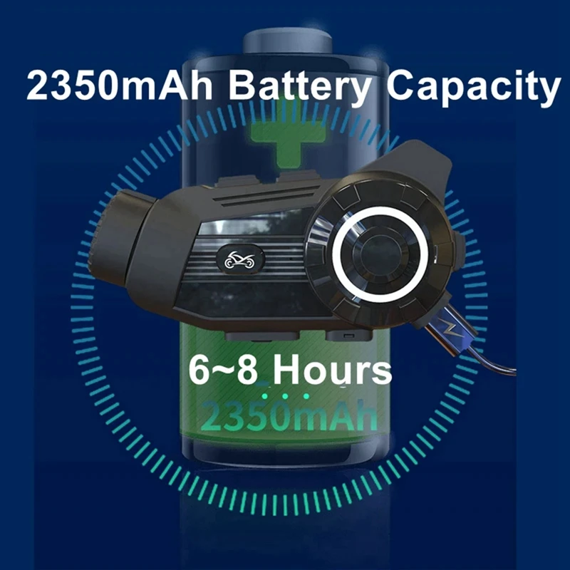 Câmera diária para capacete de motocicleta S3 HD Bluetooth Wifi Moto DVR Dash Cam sem fio BT 5.1 Intercomunicador para capacete