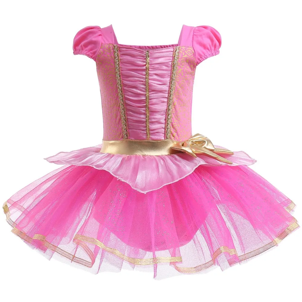 

Girl Ballet Practice Dress Party Fancy TUTU Dress Elsa Anna Belle Alice Colorful Clothes Baby Girl Party Costumes