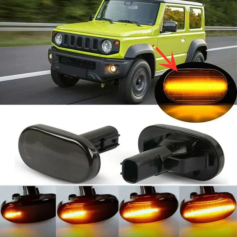 LED Side Marker Turn Signal Lights for Suzuki Jimny Sierra JB74W Lapin Mini Truck Mazda AZ Offroad Spiano Scrum Chevrolet Cruze