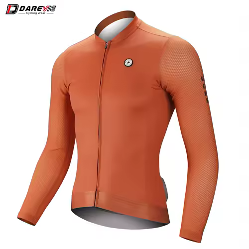 DAREVIE Cycling Jersey Small Size SPF 50+ Training Level Men Women Long Sleeves Cycling Jersey Breathable Man Cycling Maillott - Image 8
