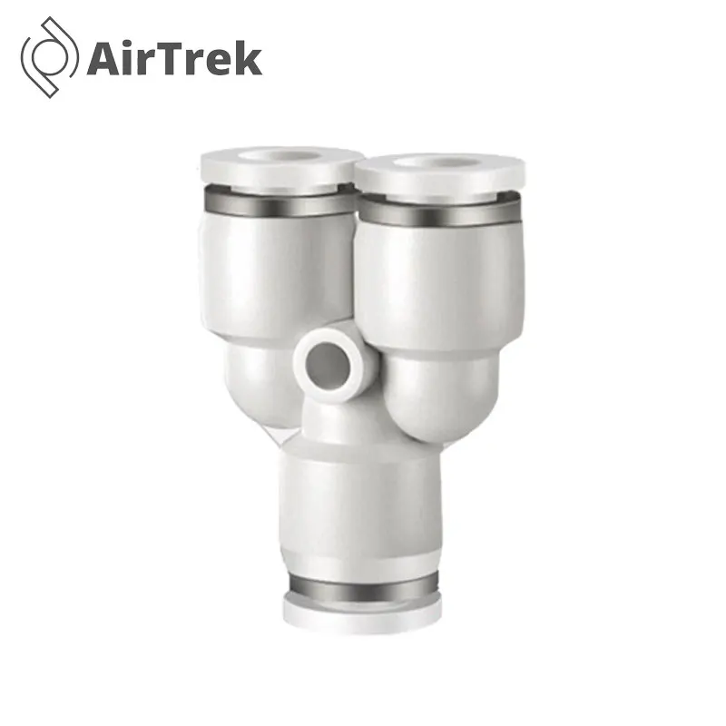 1/10/20 PCS PY Y-shaped tee Plastic Connector  Air Tube Connector for Industrial Use Fast Acting Hose Joint Pneumatic Fittings