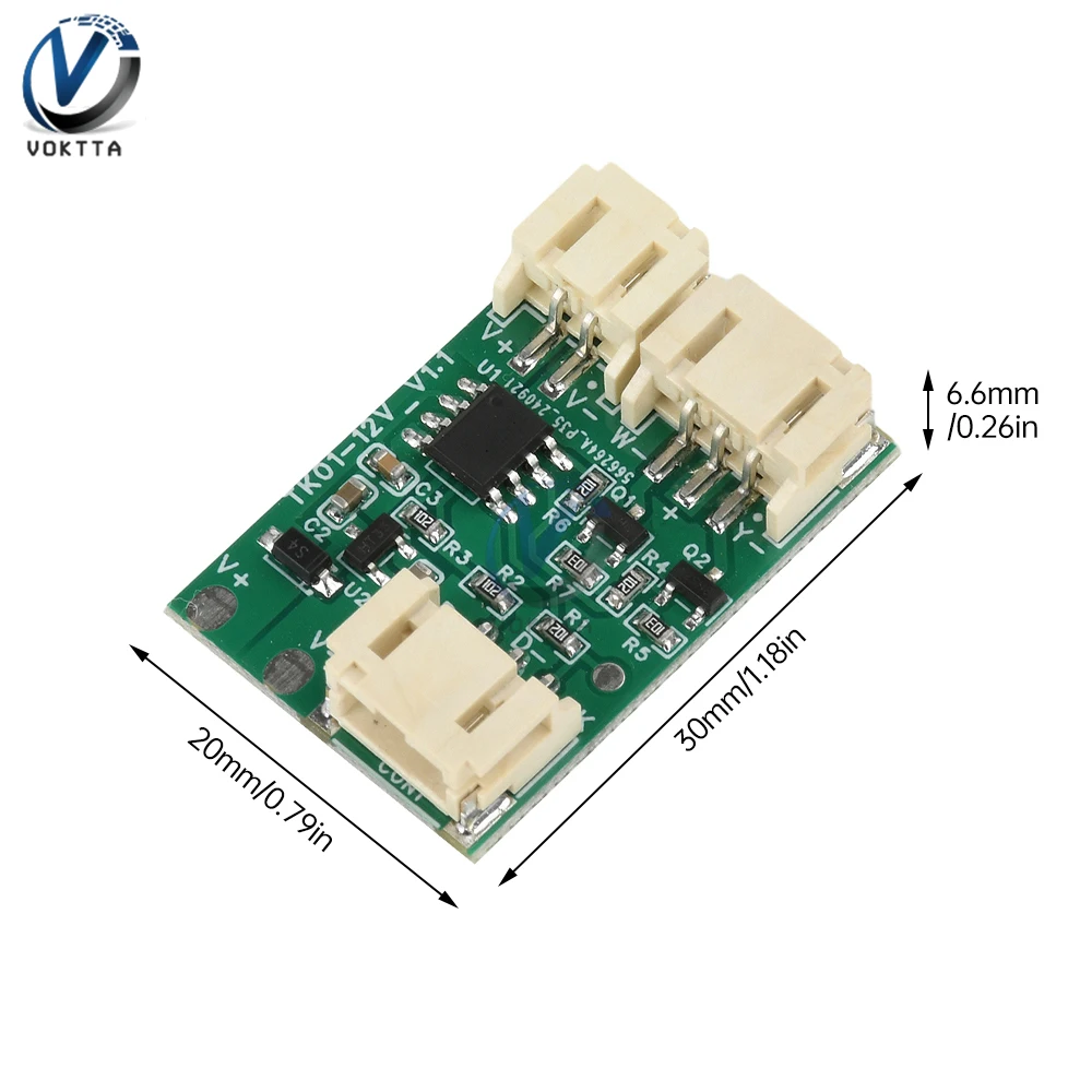 DC 5-12V LED Dimmer Touch Sensor Switch LED Strip Dimming Brightness Touch Controller Board Dimming Push Button Control