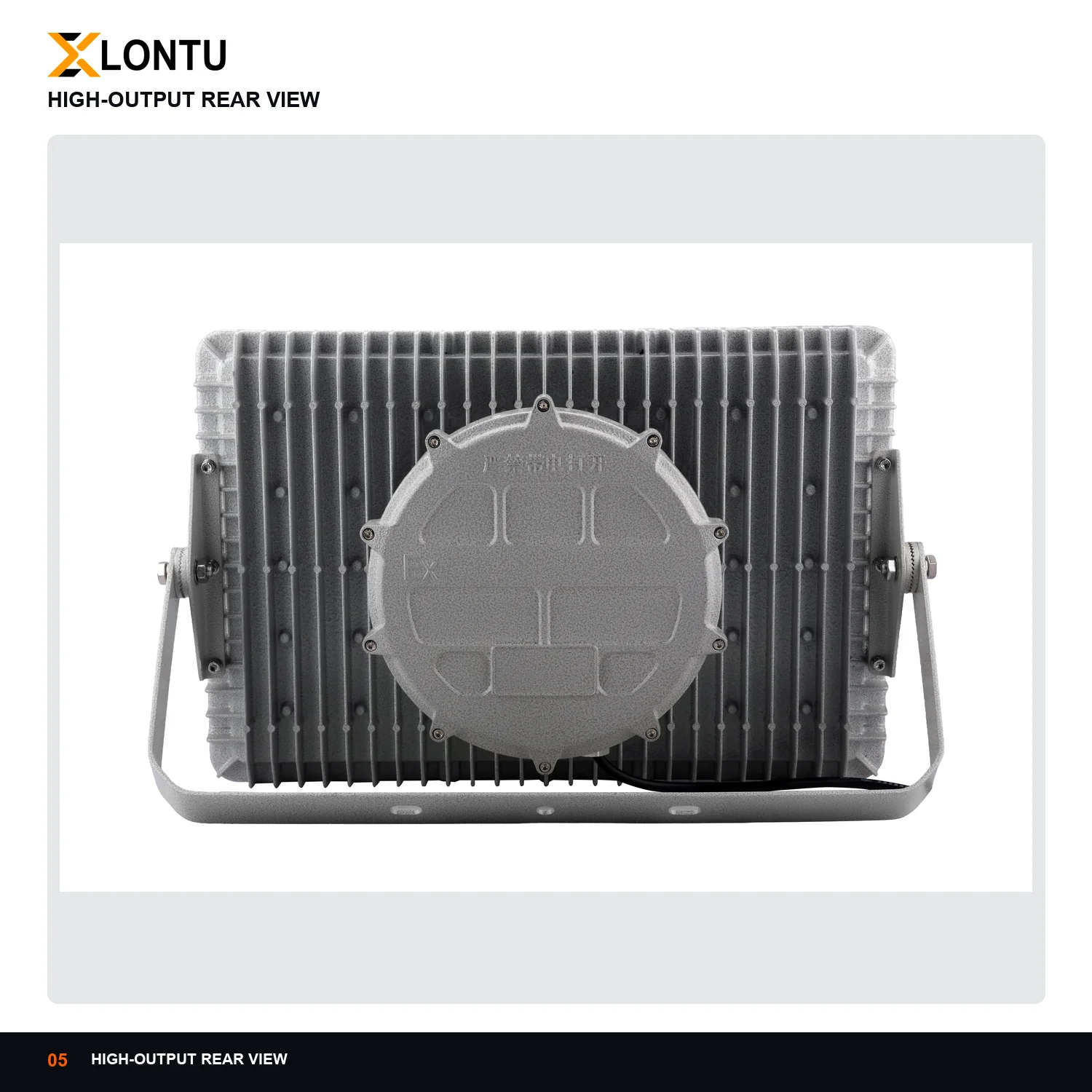 LONTU JM9111 Explosion-Proof LED Floodlight 30-400W Ex Db IIB T6 Gb IP66 120lm/W WF2 for Oil Refining Chemical Plant