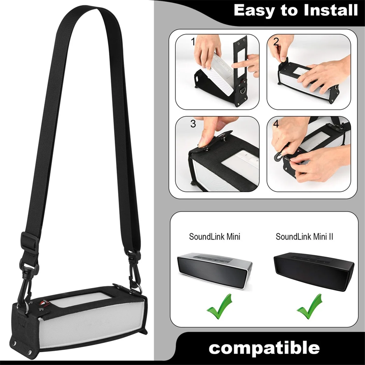 TXEsign atualizado para Bose SoundLink Mini&II Capa protetora de alto-falante Bluetooth