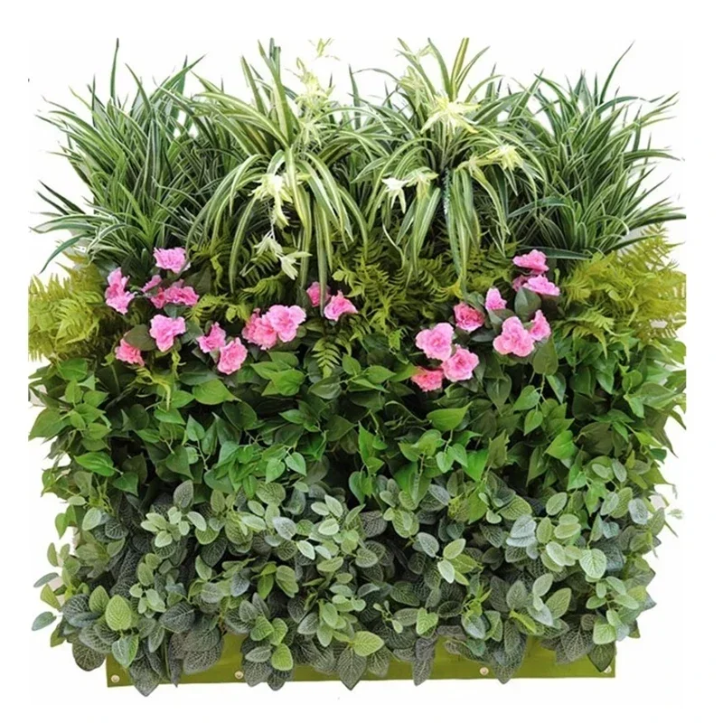 Garden Grow Bag Pockets Vertical Planter Wall-mounted Gardening Flower Hanging Felt 9 Pockets Planting Bag Growing Pot