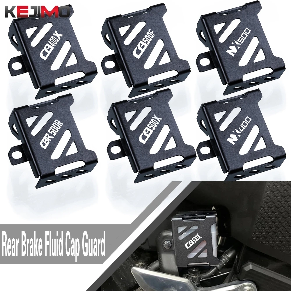 

Aluminum For Honda Hornet CB 400X/500F/500/500X CBR 400R 500R ABS CL500 2025 REAR BRAKE MASTER CYLINDER OIL CUP GUARD NX 400/500