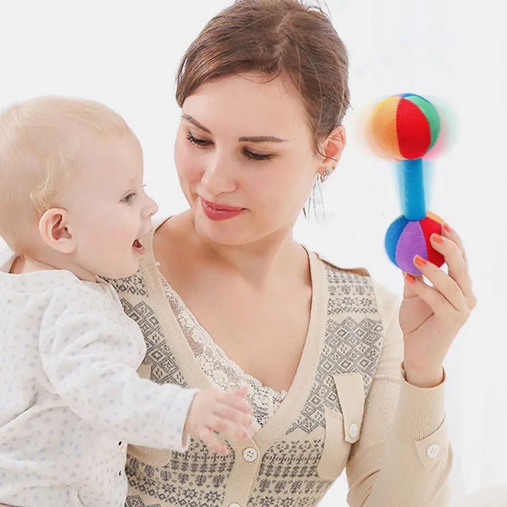 2pcs-baby-grasping-rattle-dumbbell-lightweight-supple-cloth-infant-plaything-for-hand-eye-coordination-sensory-development