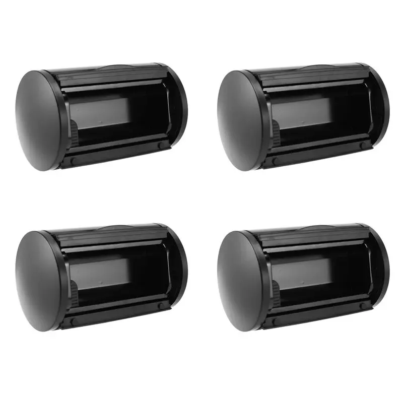 

4X Black Rear Ashtray Bin Ash Tray + Side Caps For Bora Jetta Golf 4 Mk4 1J0 857 962H +1J0 863 359E-AS55
