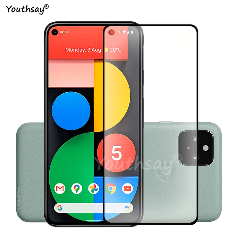 

Glass For Google Pixel 5A Tempered Glass For Google Pixel 5A Glass Full Cover Screen Len Film Protector For Google Pixel 5 Glass