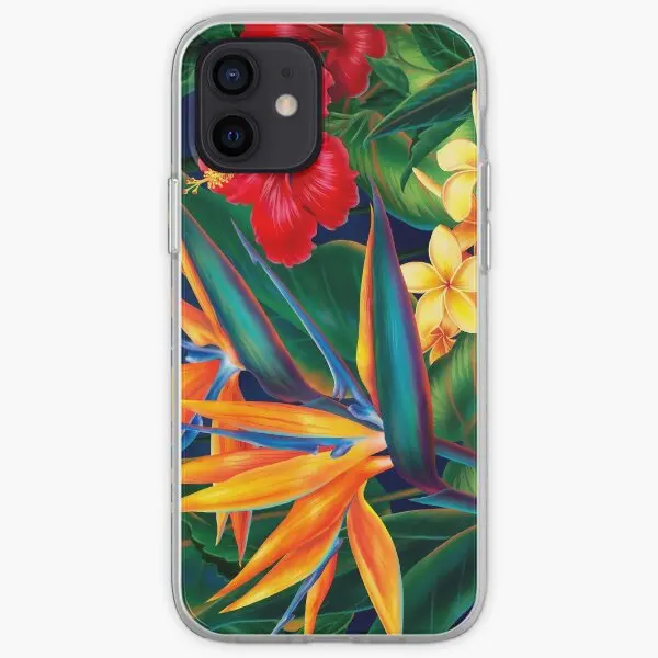 Tropical Paradise Hawaiian Birds Of Para  Phone Case Customizable for iPhone X XS XR Max 6 6S 7 8 Plus 11 12 13 14 Pro Max Mini