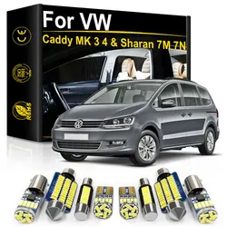 For Volkswagen VW Sharan 7M 7N Caddy mk3 mk4 2005 2006 2007 2008 2013 2015 2016 Accessories Car Interior Lights LED Canbus