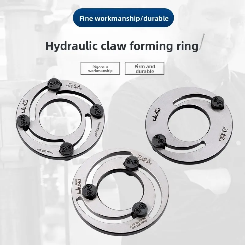 Hydraulic three-jaw chuck card forming ring claw boring device 5 inch 6  8  10 inch
